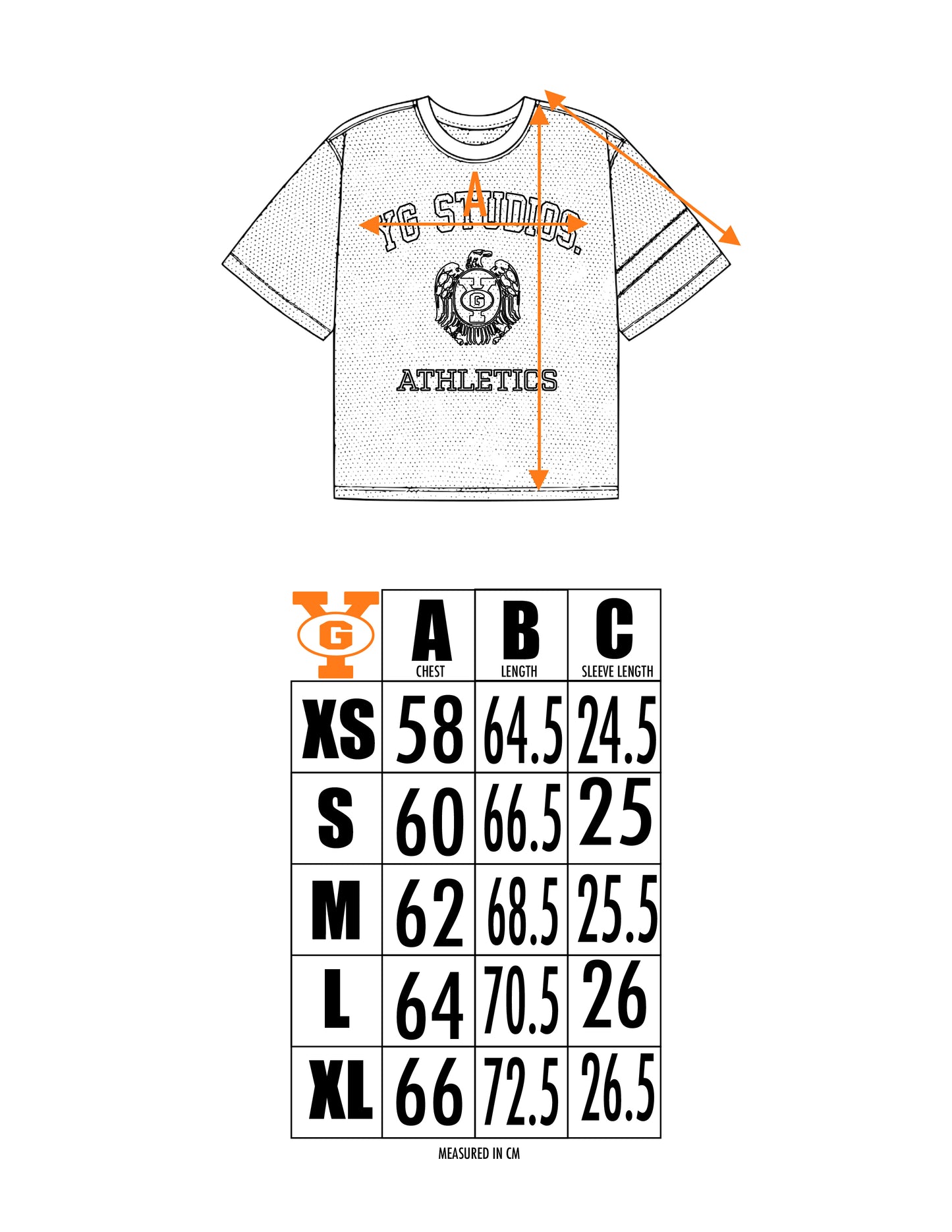 YG ATHLETICS JERSEY (YELLOW)