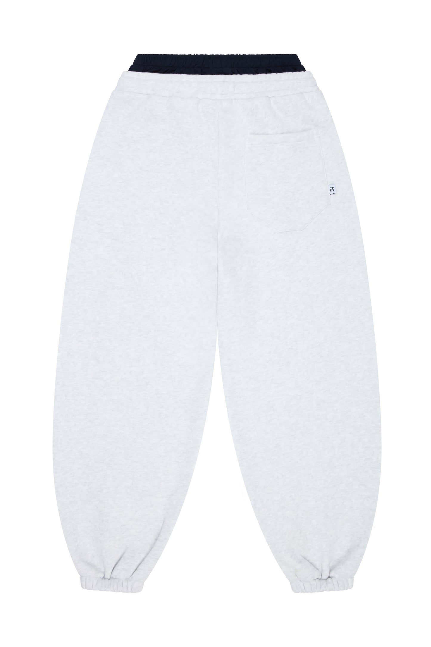 N-YG CUFFED SWEATS (HEATHER GREY)
