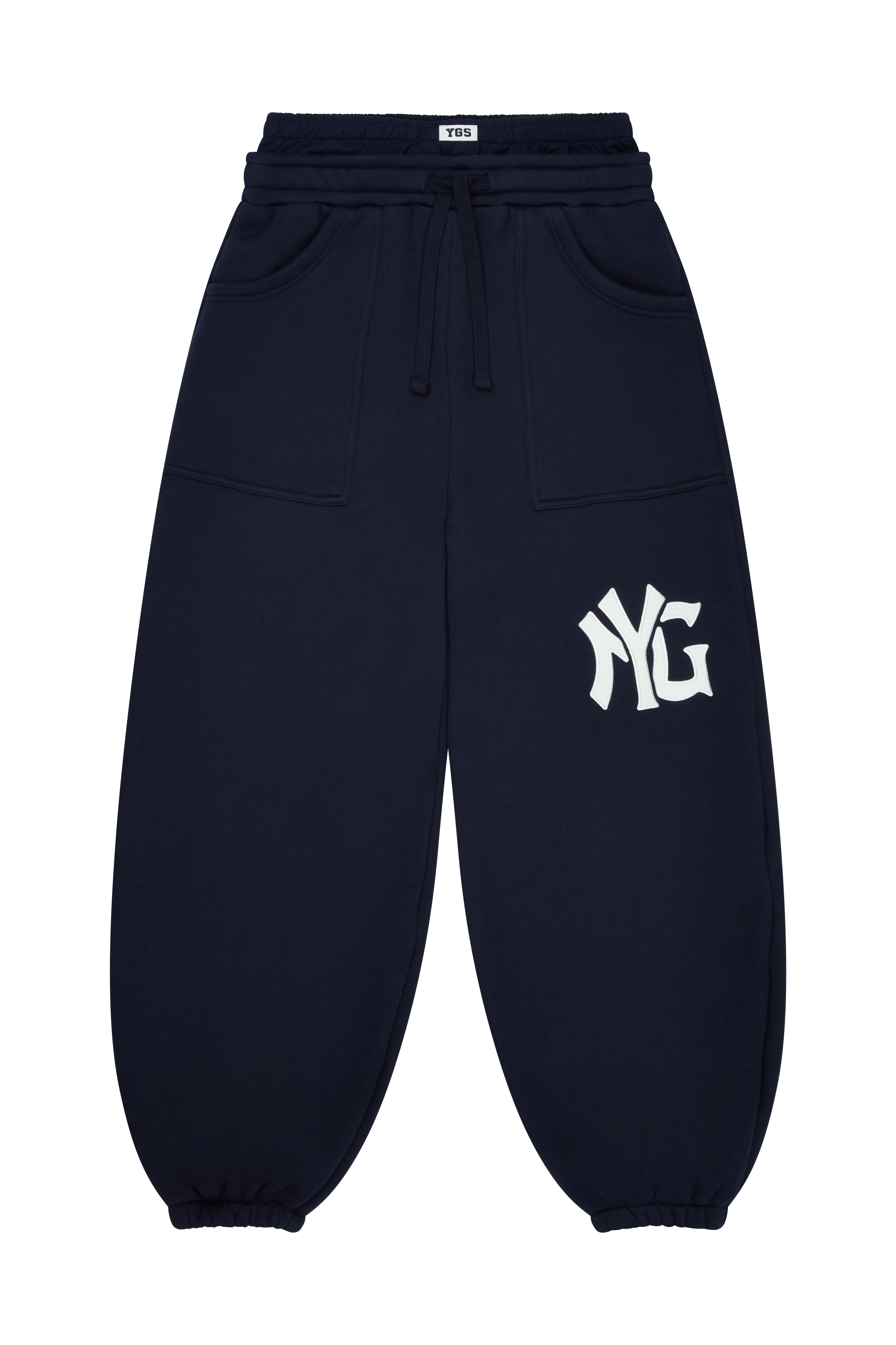 N-YG CUFFED SWEATS (NAVY) – YGSTUDIOS