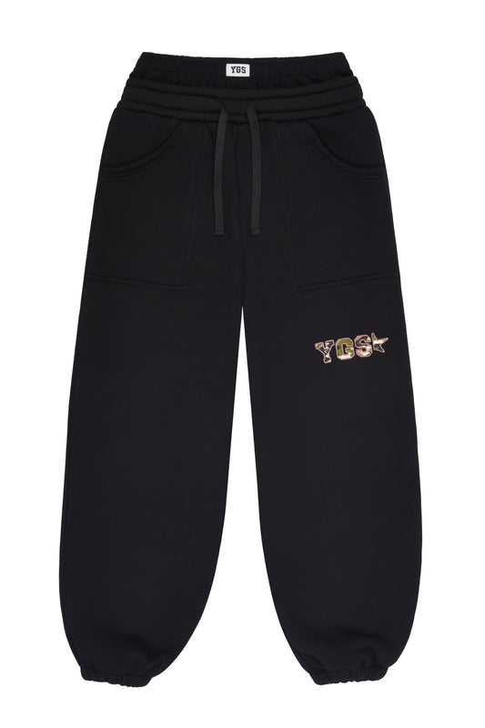 YGS SWEATPANTS (MILITANT BLACK)