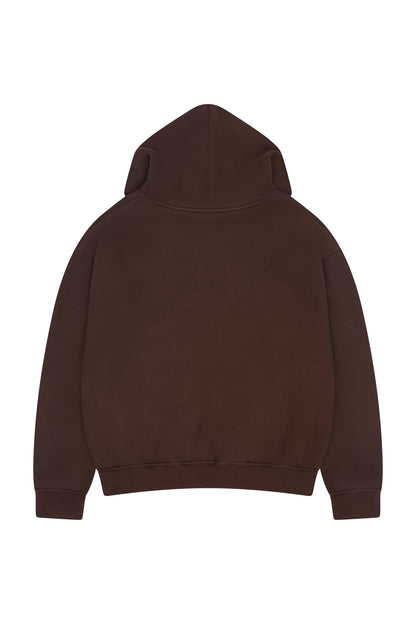 YG ZIP-UP HOODIE (BROWN)