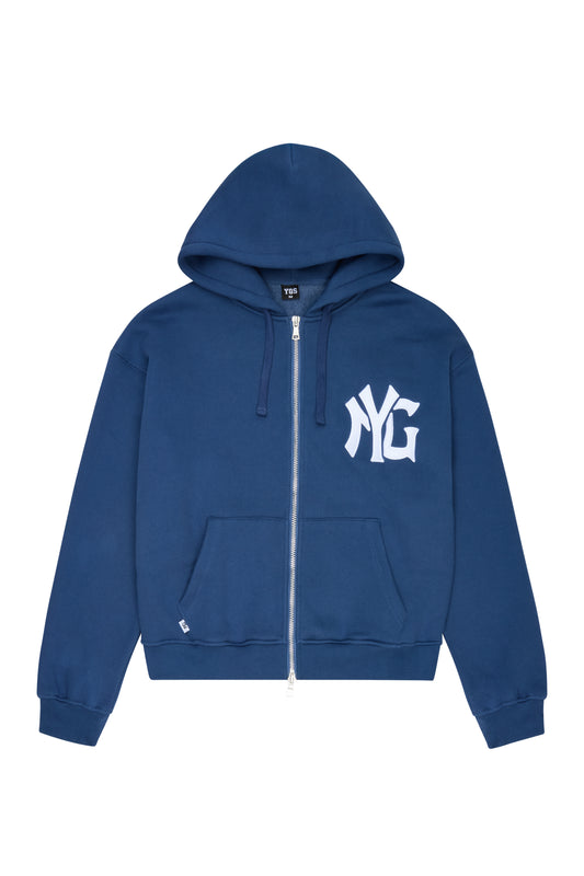 N-YG ZIP-UP HOODIE (ROYAL BLUE)