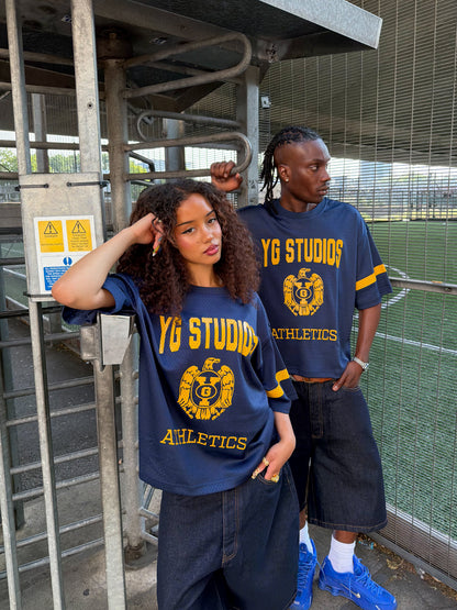 YG ATHLETICS JERSEY (NAVY)