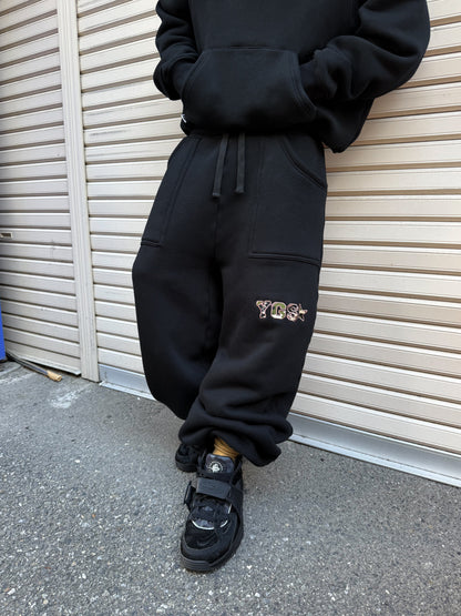 YGS SWEATPANTS (MILITANT BLACK)