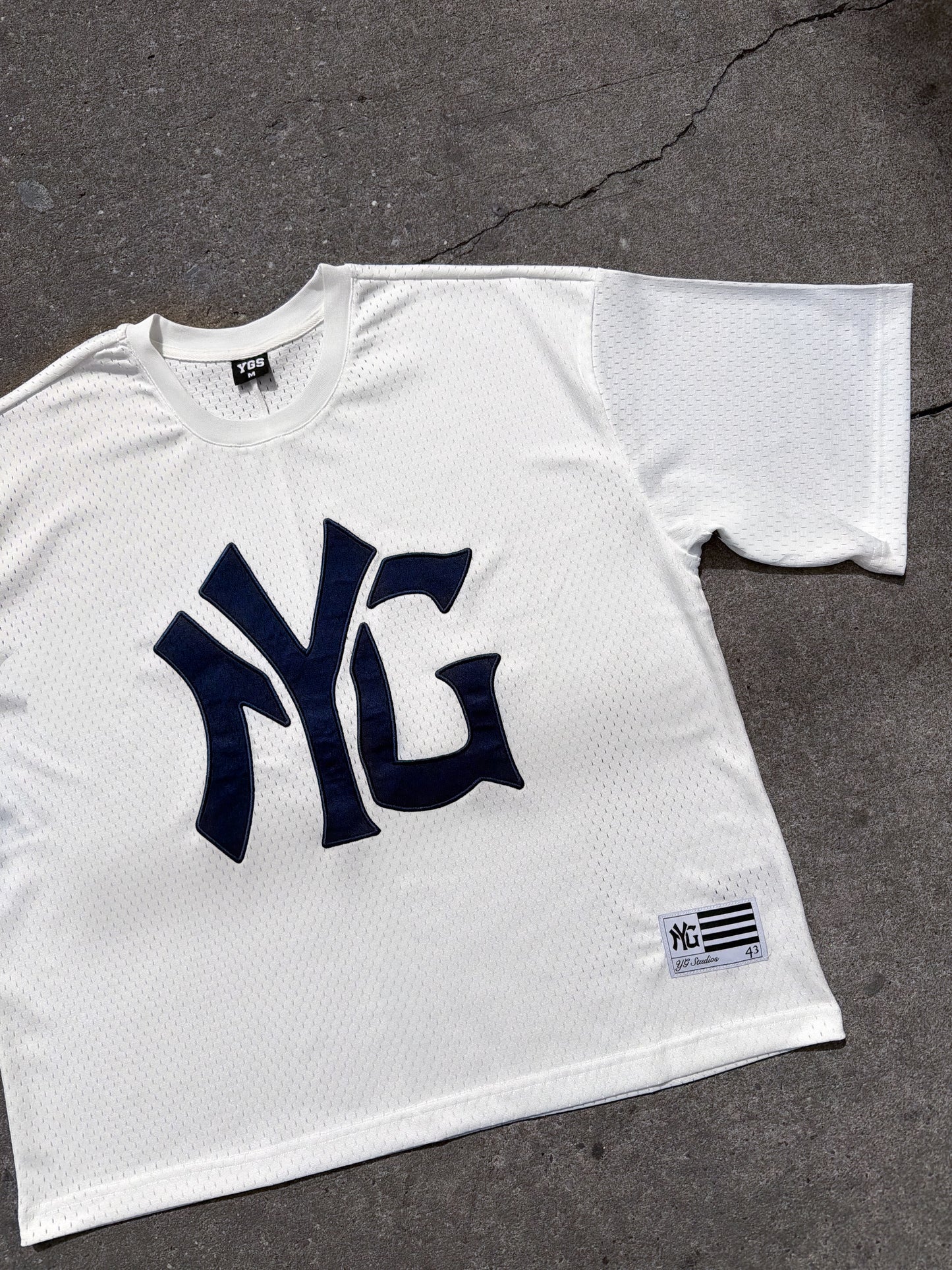N-YG MESH JERSEY (WHITE)